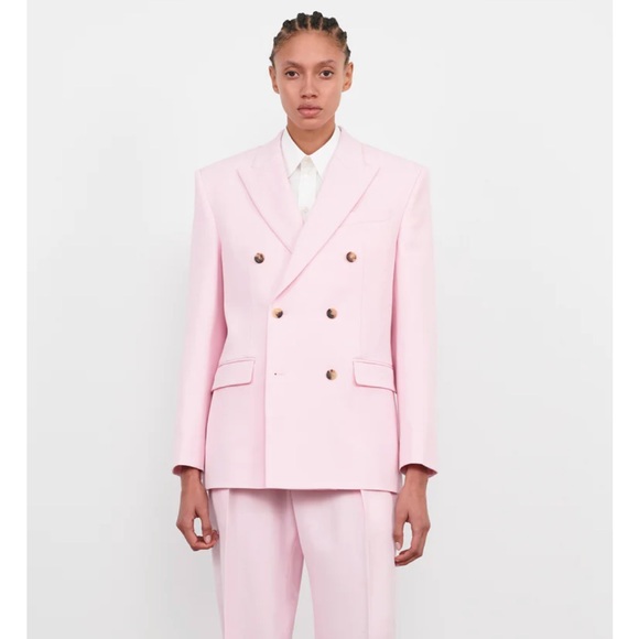 Wardrobe NYC blazer and low rise short suite M